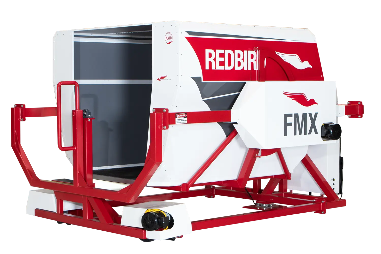 Redbird FMX full motion flight simulator cockpit